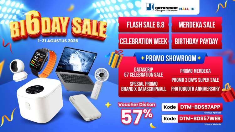 Datascrip Gelar Promo Bi6day Sale hingga 88% 