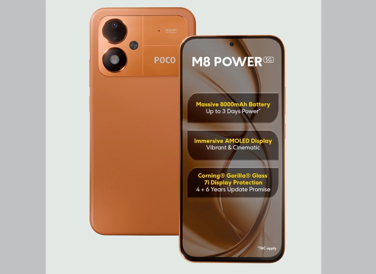 Ponsel POCO M8 Power Berbaterai 8.000mAh Dibanderol Rp4,7 Jutaan di India 