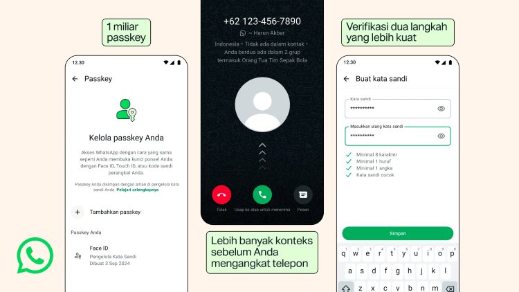 Lebih dari 1 Miliar Pengguna WhatsApp Kini Gunakan Passkey, Ini Fitur Keamanannya
