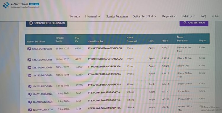 3 Perusahaan Pasarkan iPhone Duo, 18 Pro, dan 18 Pro Max, di Indonesia