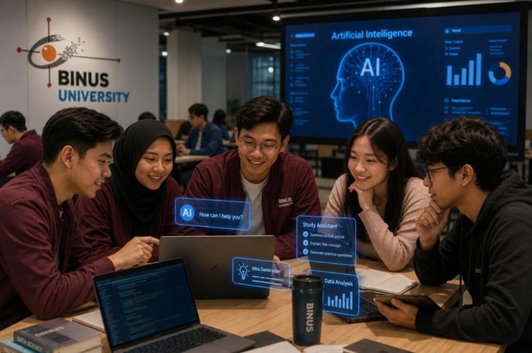 BINUS dan Microsoft Hadirkan Student Journey AI