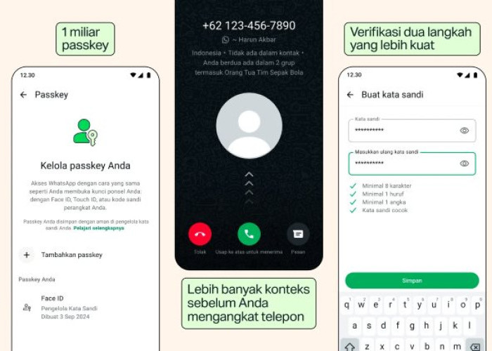 Lebih dari 1 Miliar Pengguna WhatsApp Kini Gunakan Passkey, Ini Fitur Keamanannya