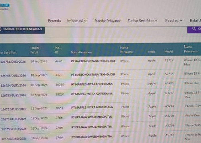 3 Perusahaan Pasarkan iPhone Duo, 18 Pro, dan 18 Pro Max, di Indonesia