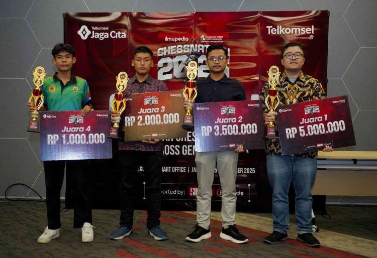 Ini 4 Pemenang Chessnation 2025 Telkomsel