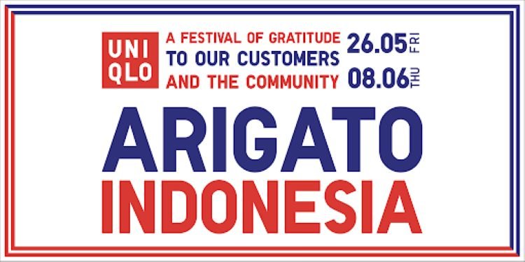 UNIQLO Hadirkan ARIGATO INDONESIA pada 29 Mei-12 Juni 2025
