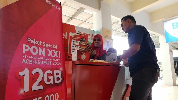 Telkomsel Hadirkan 5G di PON XXI Aceh-Sumut 2024