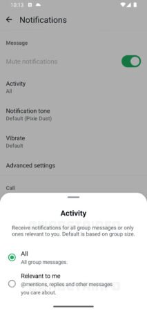 WhatsApp Uji Fitur Notifikasi Obrolan Grup