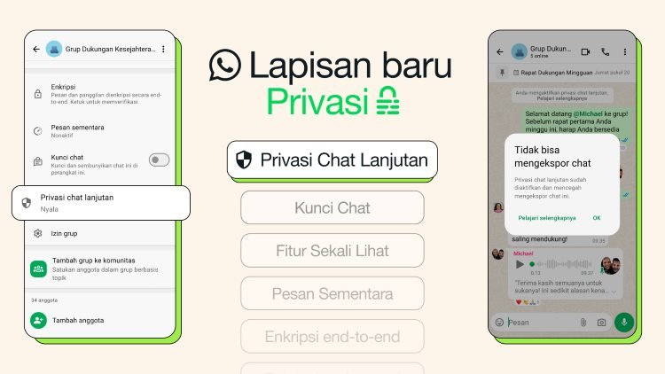 WhatsApp Kenalkan Privasi Chat Tingkat Lanjut