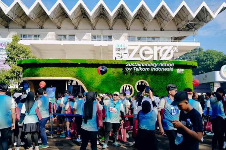 Telkom Kompensasi Jejak Karbon Digiland 2025