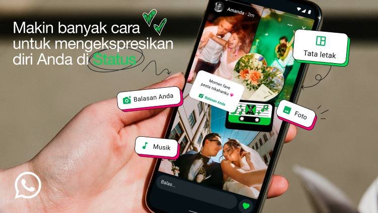 Banyak Cara Ekspresikan Diri di Status WhatsApp