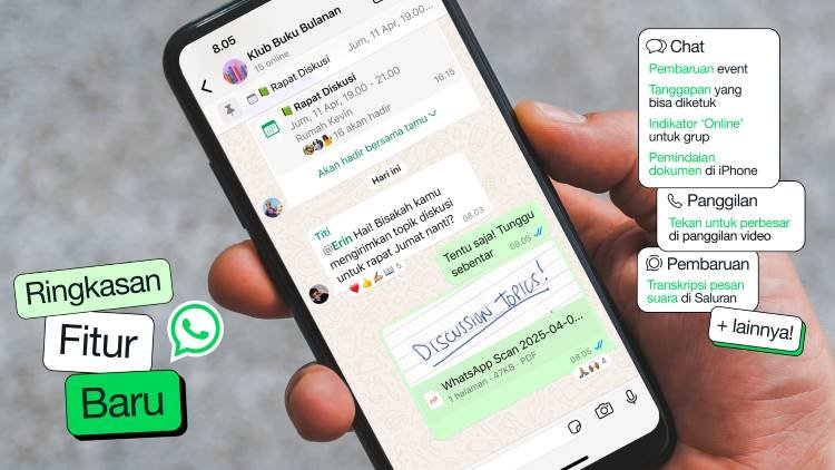 WhatsApp Perkenalkan 9 Fitur Baru