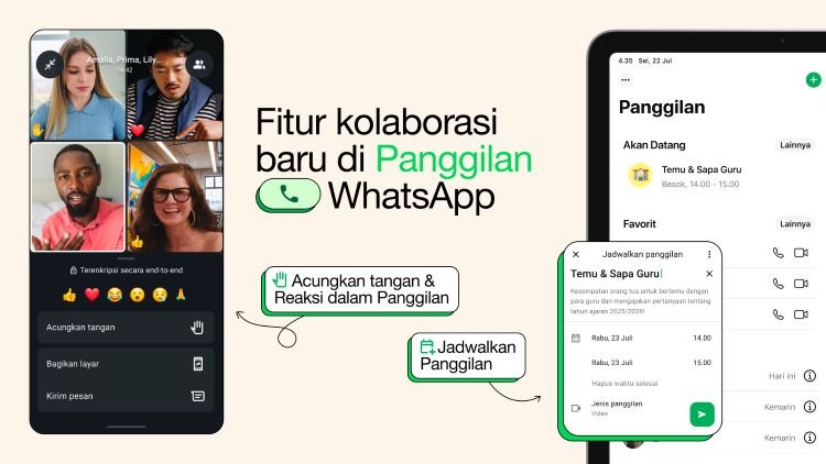 WhatsApp Hadirkan Telepon Grup Makin Mudah