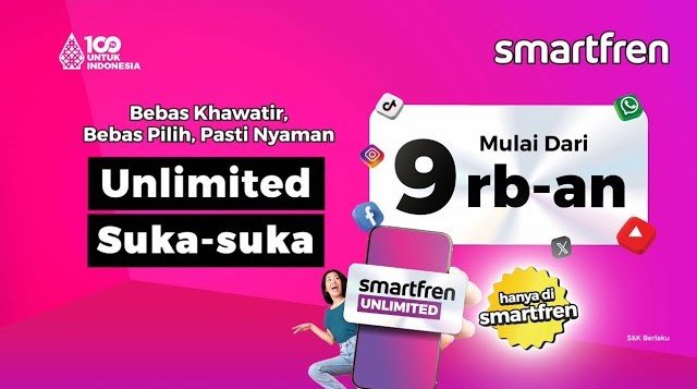 Smartfren Hadirkan Paket Unlimited Suka-suka