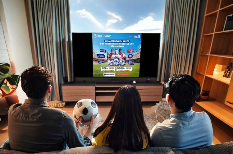 by.U Fasilitasi Nonton Bola di Inggris