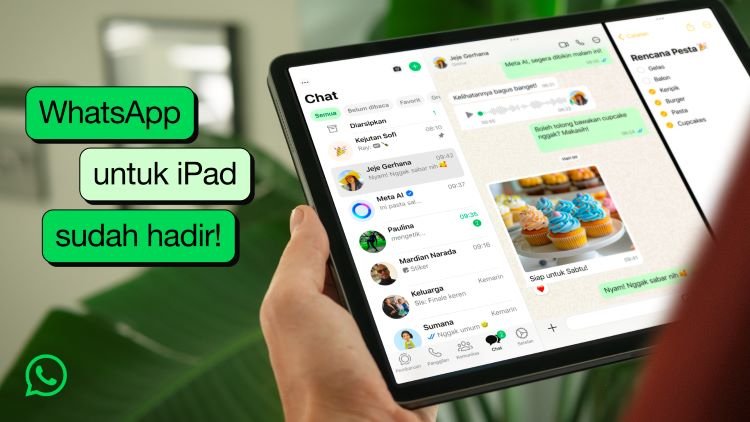 WhatsApp Kini Hadir di Perangkat iPad