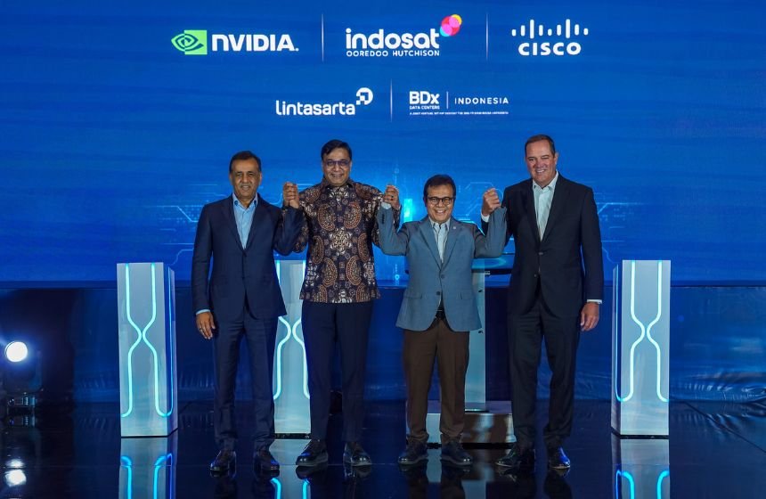 Kemkomdigi, Indosat, Cisco, dan  NVIDIA Prakarsai AI Center of Excellence