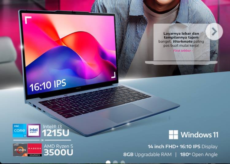 Laptop Advan Workmate Dibanderol Rp3,99 Juta
