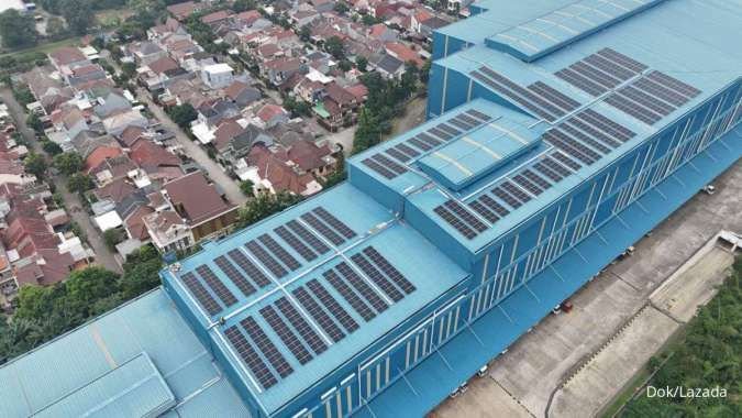 Lazada Manfaatkan Energi Panel Surya