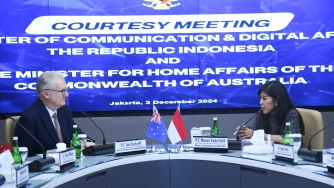 Indonesia dan Australia Kerja Sama Perangi Ancaman Siber
