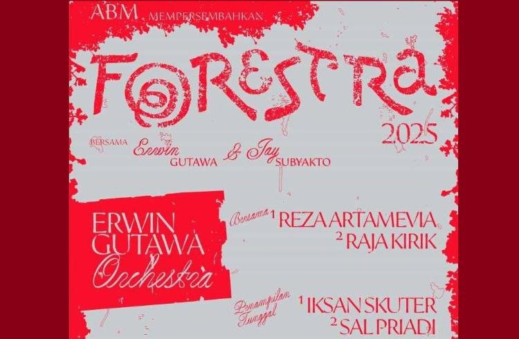Reza Artamevia dan Sal Priadi Penampil Pertama Forestra 2025