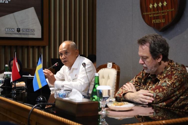 Indonesia dan Swedia Jajaki Kerja Sama Siber