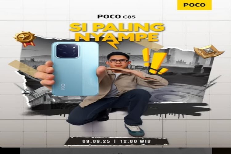 POCO C85 Rilis di Indonesia 9 September