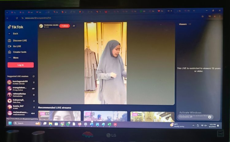 TikTok LIVE Bisa Diakses Lagi di Indonesia