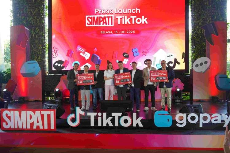 Telkomsel, TikTok, dan GoPay Luncurkan SIMPATI TikTok