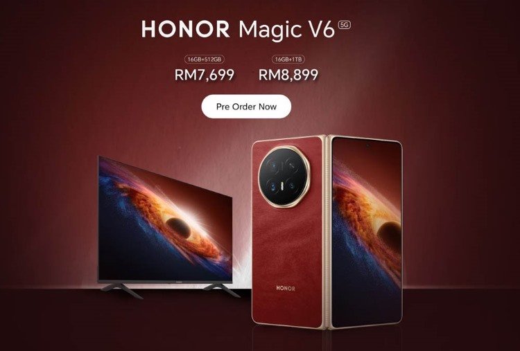 HONOR Magic V6 Pre-order di Malaysia dan akan Debut Global Juni 2026