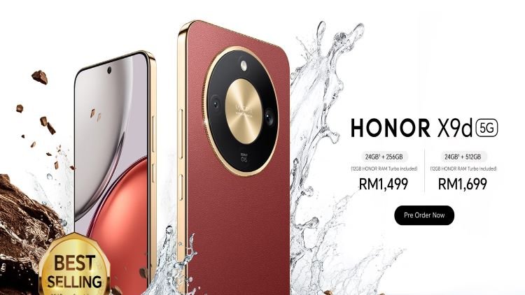 HONOR X9d 5G Rilis di Malaysia Bawa Baterai 8.300mAh