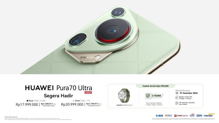 Huawei Pura 70 Ultra Rilis di Indonesia 12 Desember