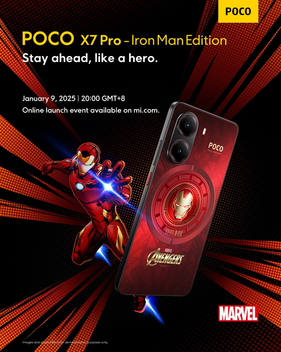 POCO X7 Pro Hadir dalam Varian Iron Man
