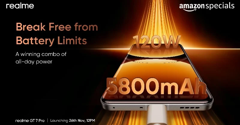 Baterai Realme GT 7 Pro Global Lebih Kecil dari Versi di China