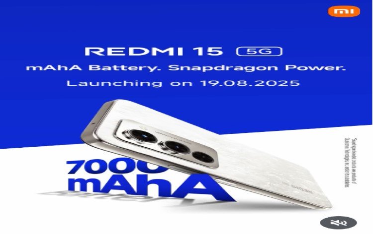 Ponsel Redmi 15 5G Berbaterai 7.000mAh Rilis 19 Agustus