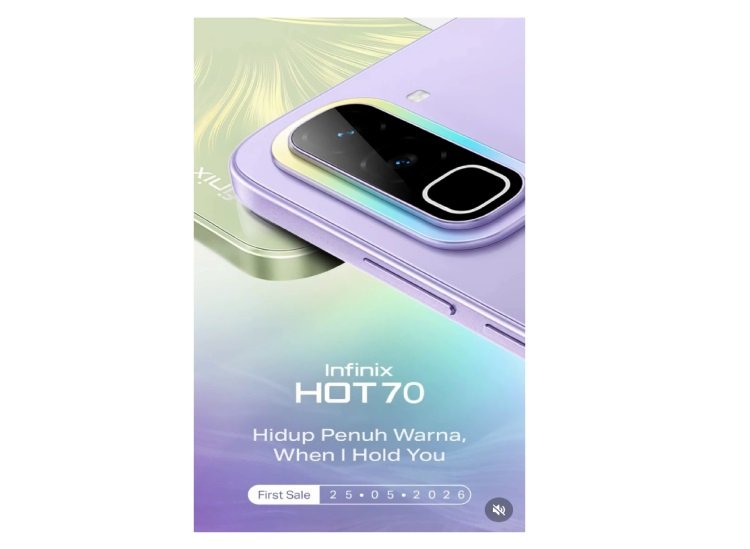 Infinix HOT 70 Rilis di RI 25 Mei 2026