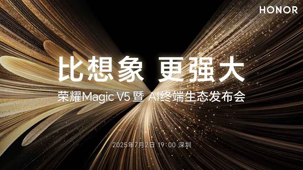 Ponsel Lipat HONOR Magic V5 Rilis 2 Juli