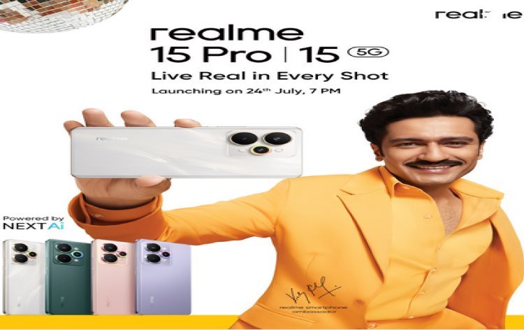 Realme 15 dan 15 Pro Meluncur di India 24 Juli