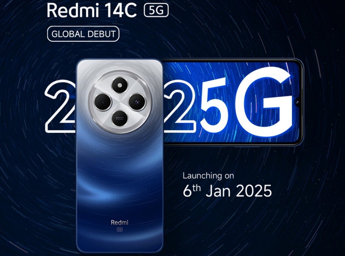 Redmi 14C 5G Debut Global 6 Januari 2025