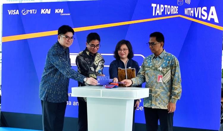 Kini, Kartu Visa Bisa untuk Bayar Tap Kereta Basoetta
