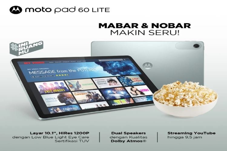 Tablet Moto Pad 60 Tersedia di RI 17 September