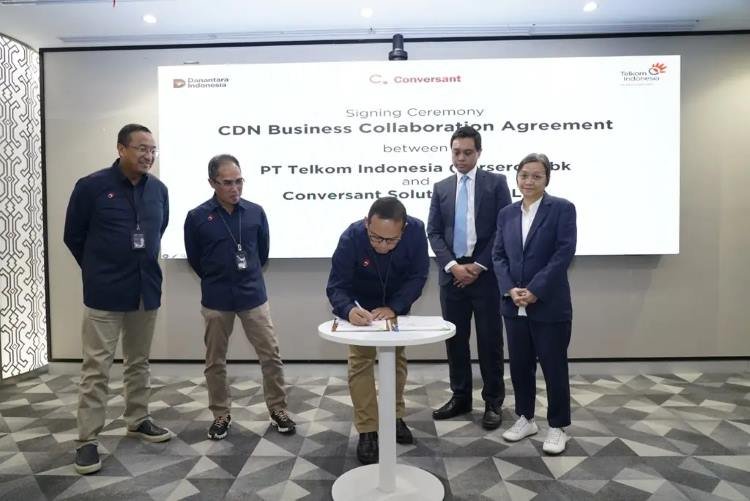 Telkom dan Conversant Kerja Sama Solusi Konten
