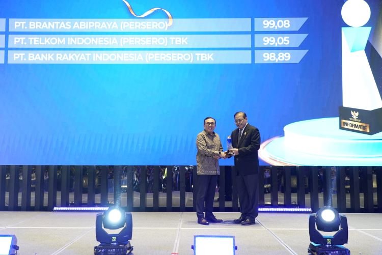 Telkom Raih Posisi Ke-2 Badan Terinformatif