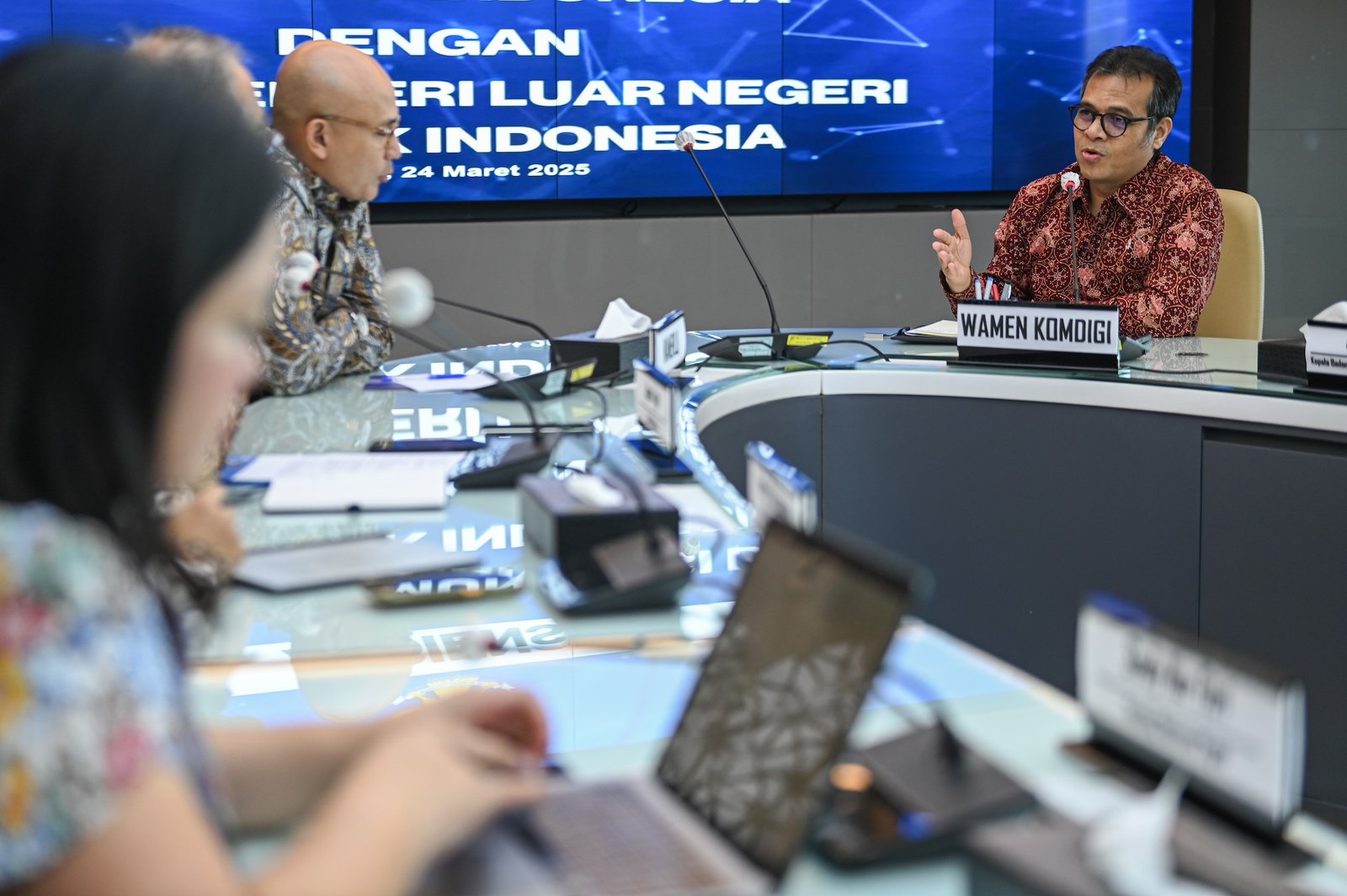 Kemkomdigi dan Kemlu Perkuat Komunikasi Internasional